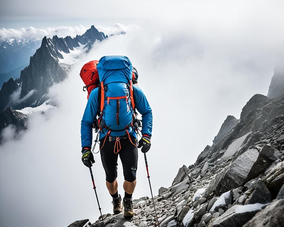 fysieke en mentale uitdagingen Mont Blanc