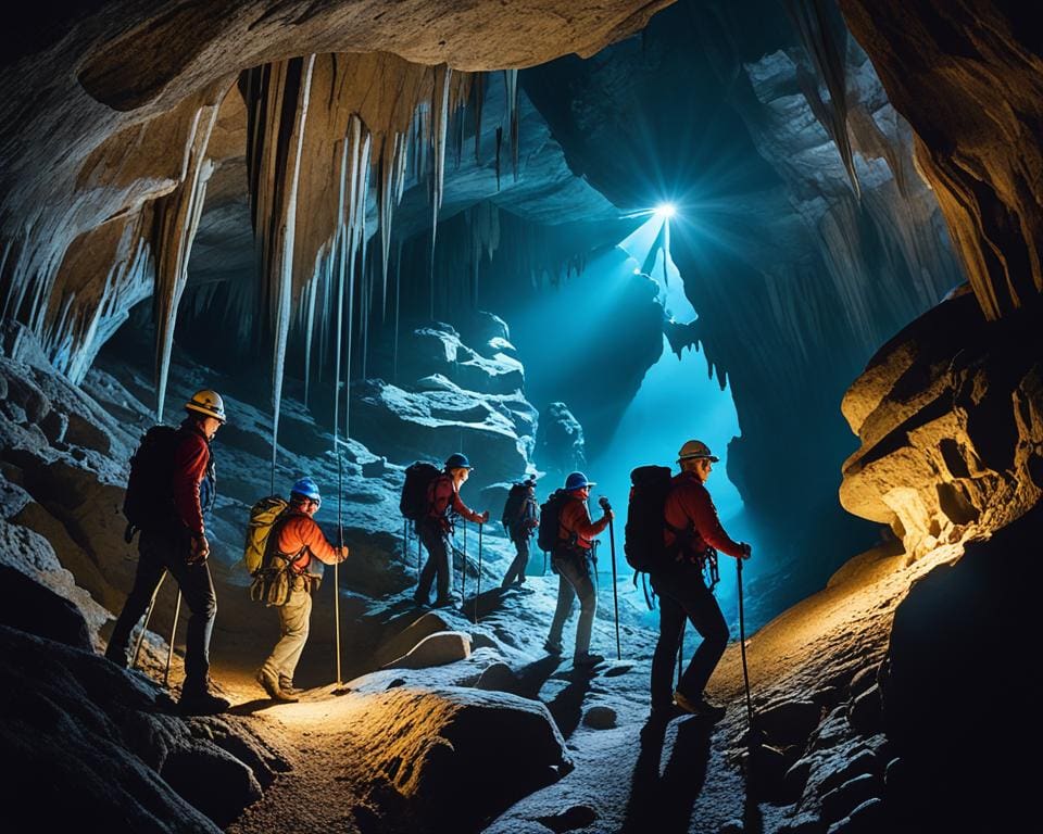 grotten exploreren