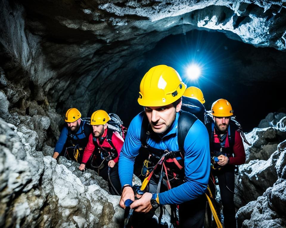 speleologie in de grotten van Postojna