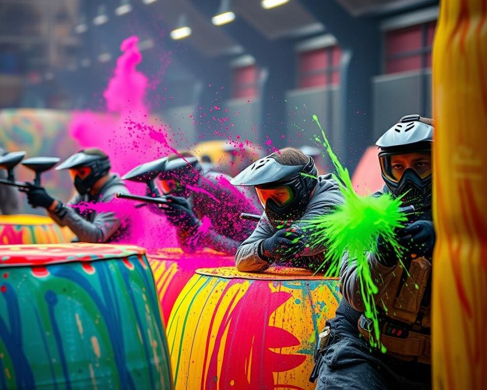 Beleef een dag vol actie in een paintball arena