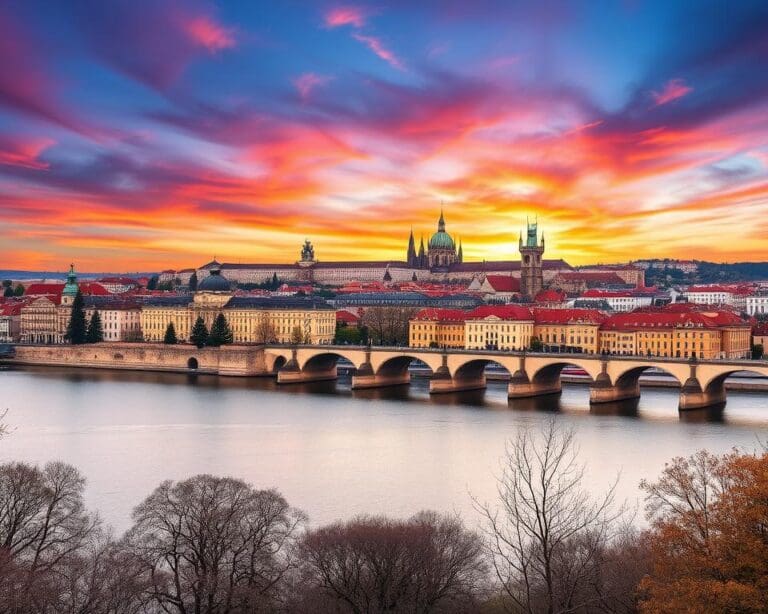 Bewonder de architectuur van Praag, Tsjechië