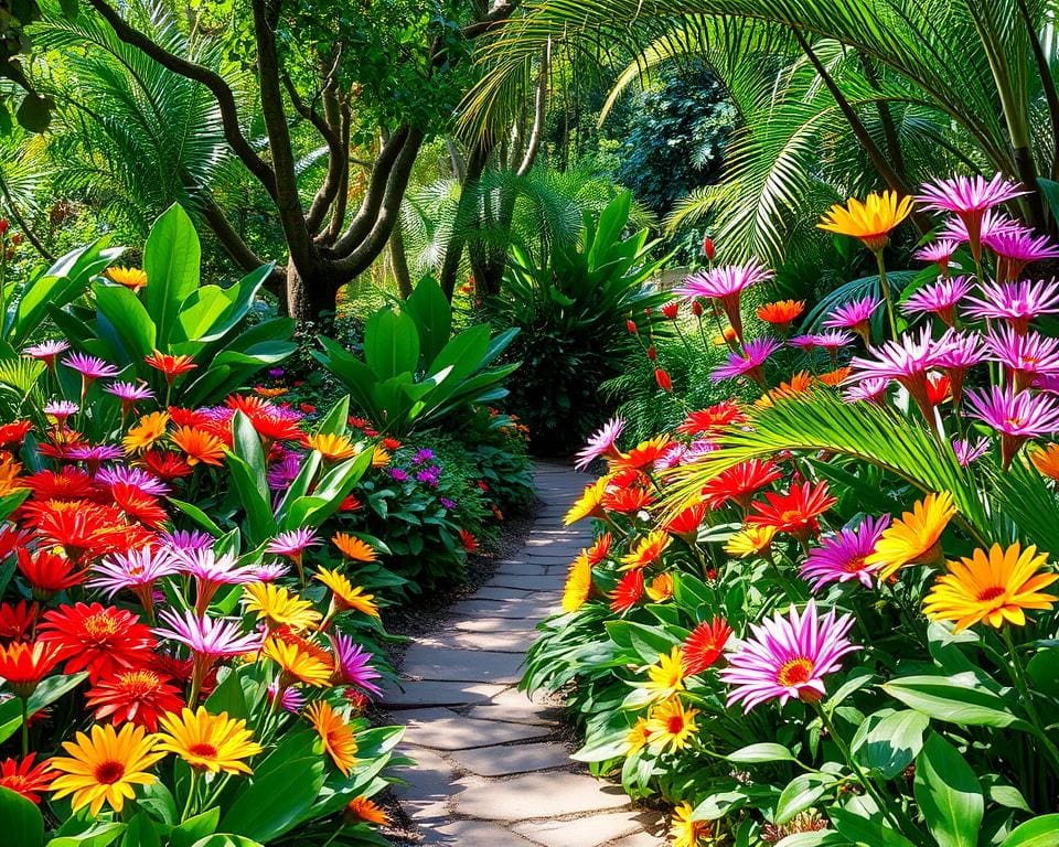 Bezoek botanische tuinen vol exotische bloemen