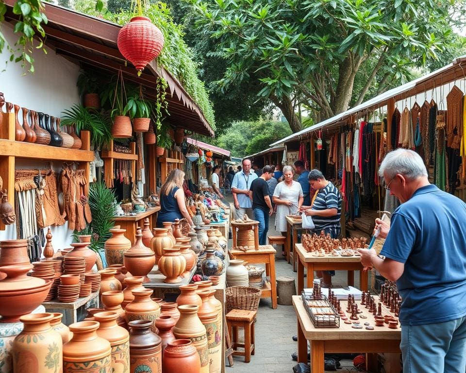 Bezoek een lokale ambachtenmarkt vol unieke creaties