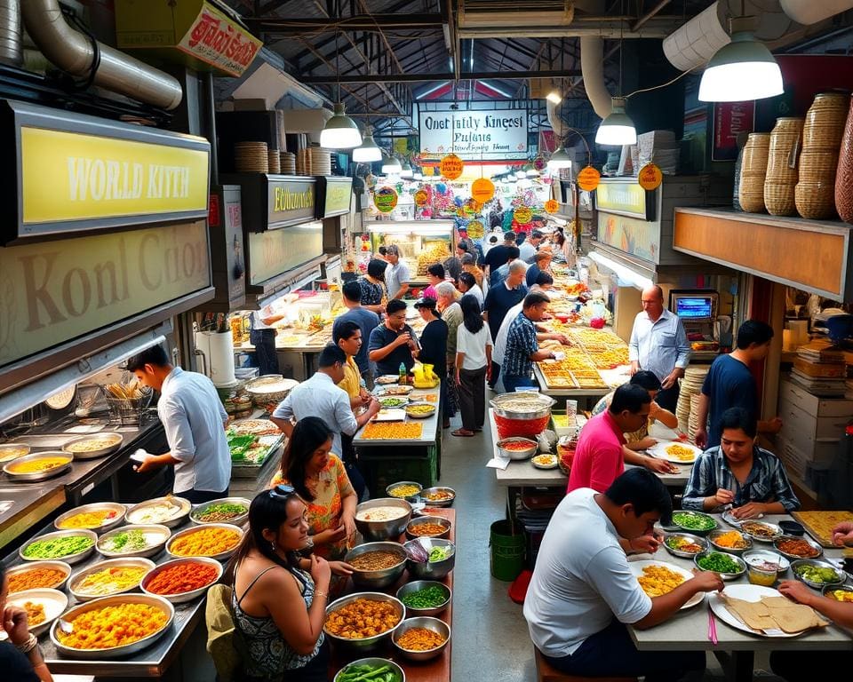 Laat je verrassen door een foodhall met wereldkeuken