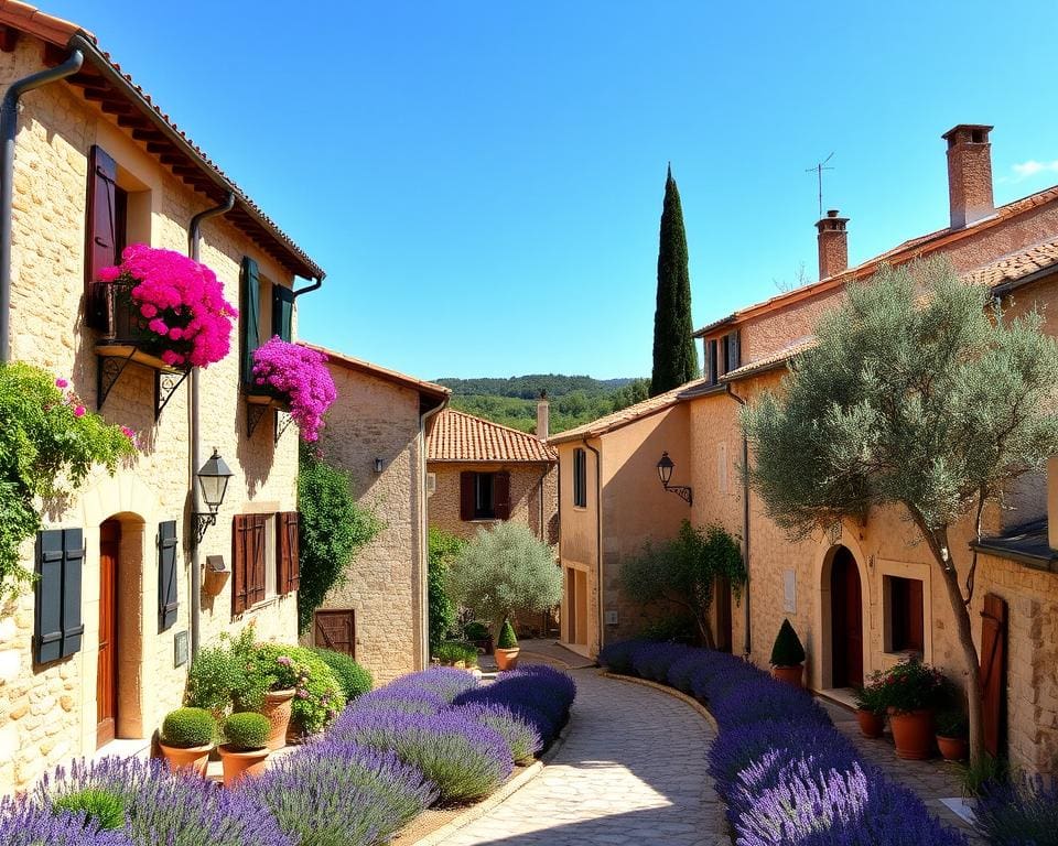 Traditionele architectuur en cultuur in Provençaalse dorpjes