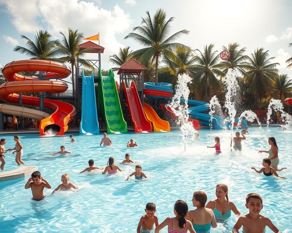 aquapark met waterpret