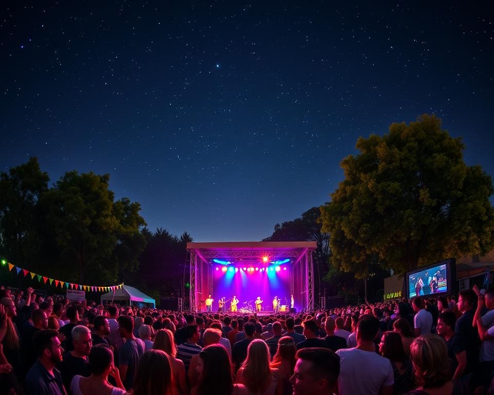 live muziek in de buitenlucht