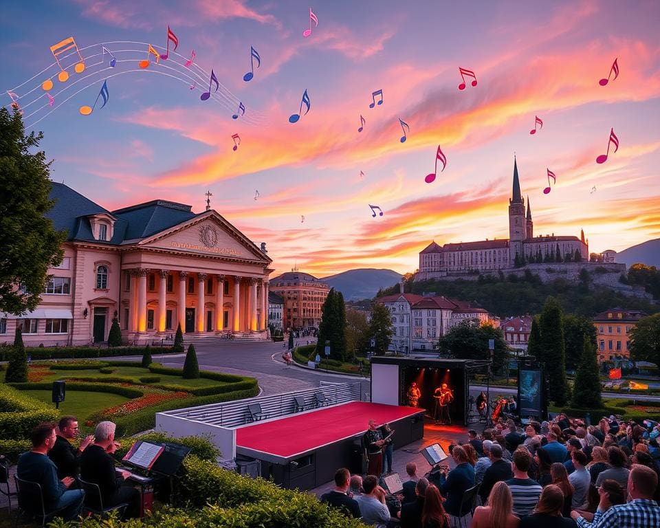 muzieklocaties en evenementen in Salzburg