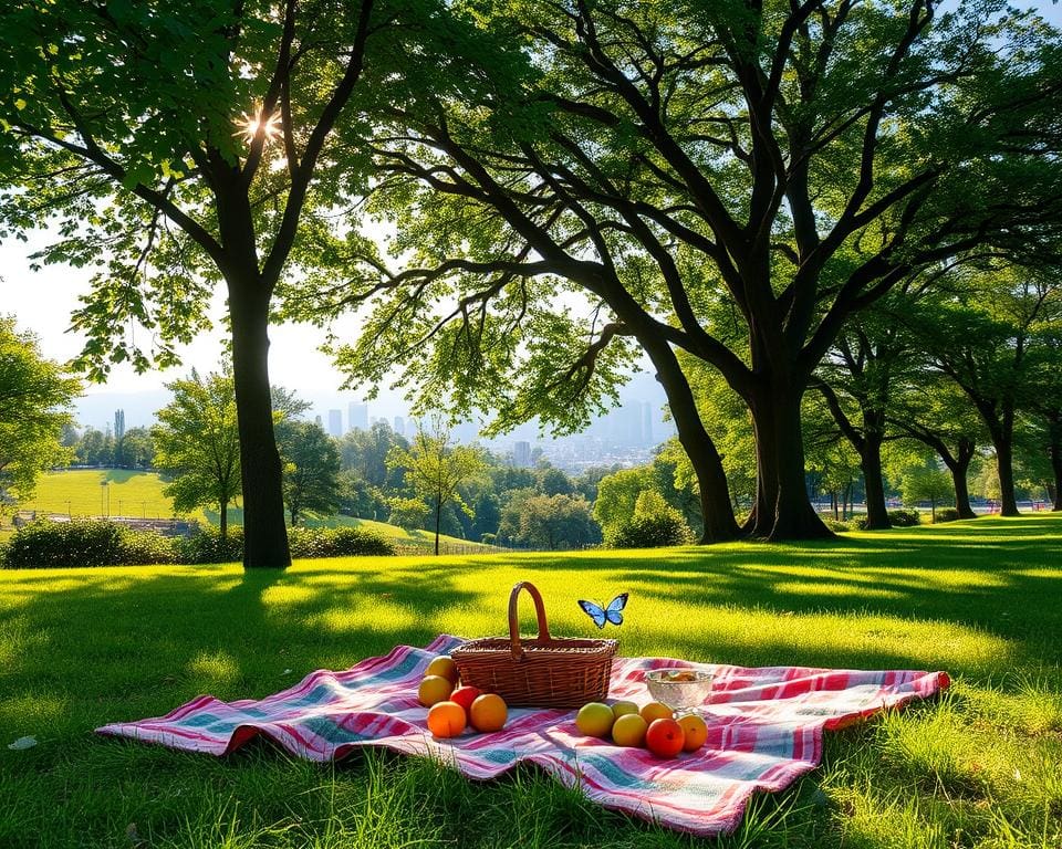 picknickplek in de stad