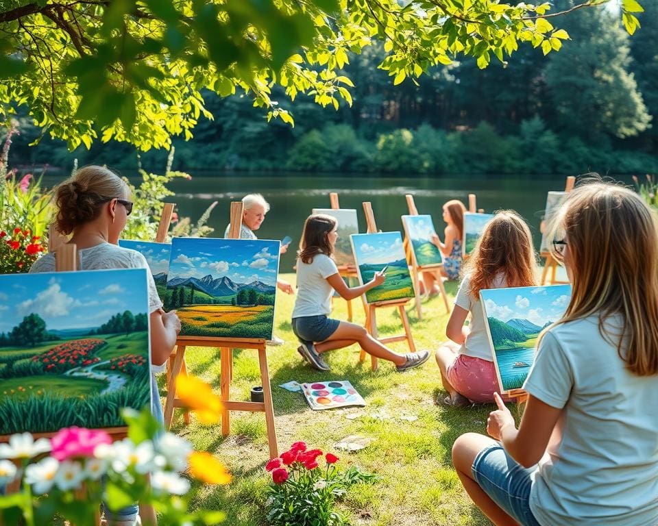 voordelen van outdoor schildercursussen