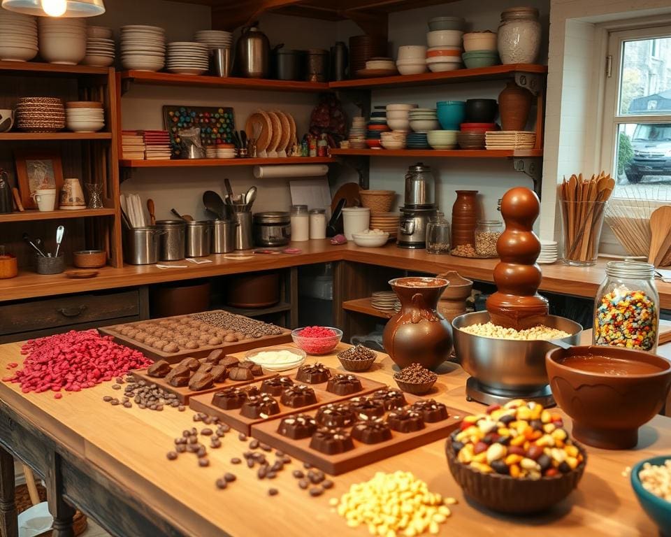 workshop chocoladebewerking