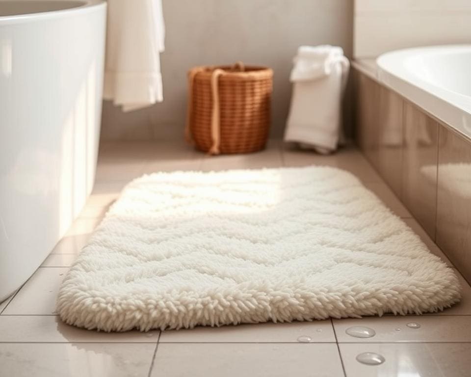 absorberende badmat voor douche