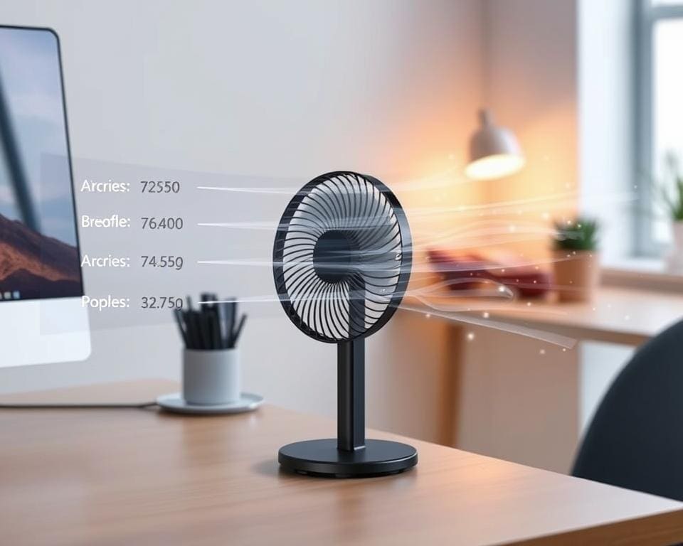 functies USB-ventilator met verschillende snelheden