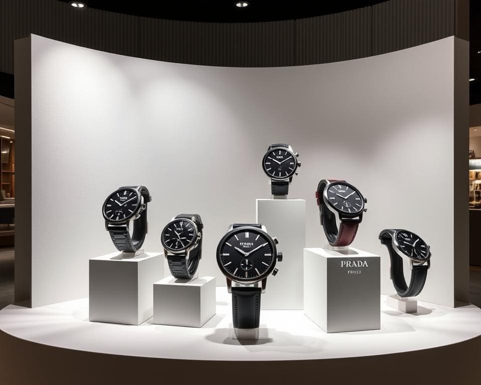 innovatief design van Prada horloges