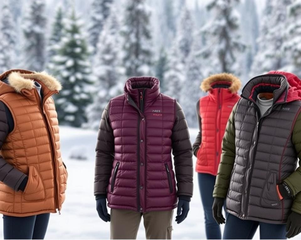 warme donsbodywarmers